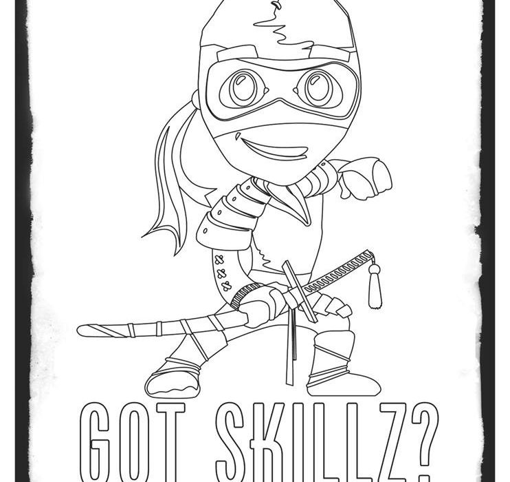 Spy Ninjas Colouring Sheets