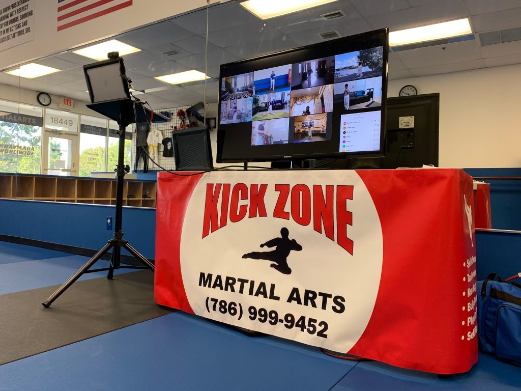 zoom setup Kick Zone Martial Arts