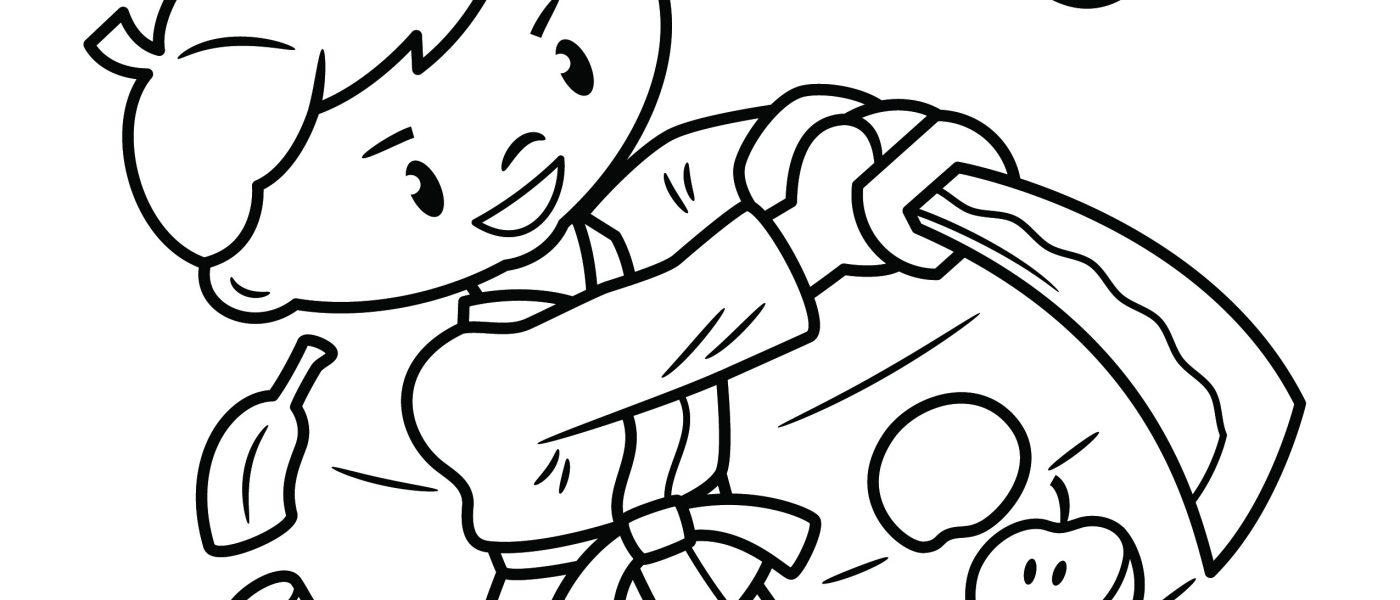 Fruit Ninja Coloring Pages